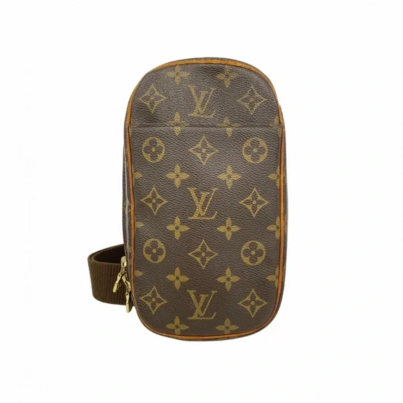 Authentic Louis Vuitton Pochette gange mini monogram bum bag crossbody travel - Picture 3 of 14